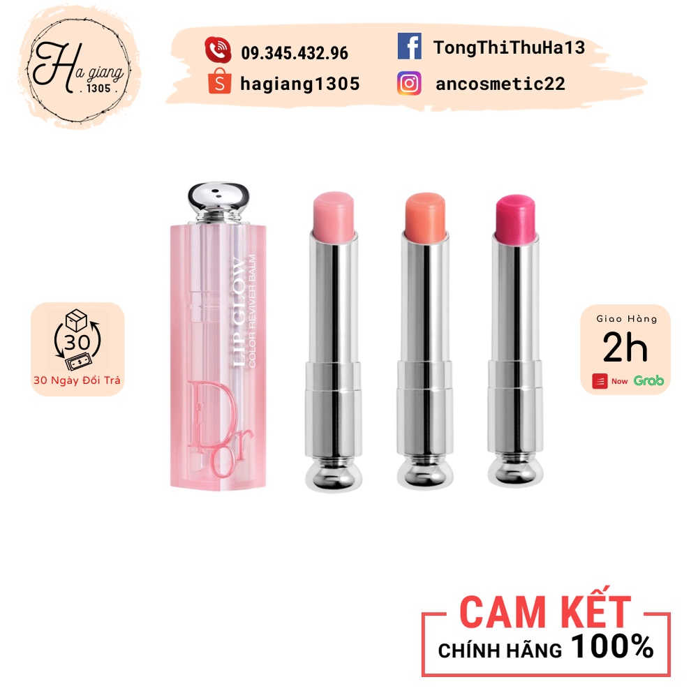 Son Dưỡng Dior Addict Lip Glow Làm hồng môi - Mẫu mới 2022