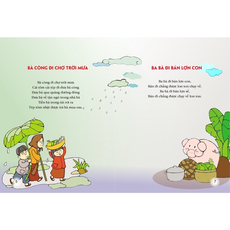 Sách - Bộ 3 cuốn Tuyển tập truyện - thơ - đồng dao phát triển khả năng nói cho bé 0-6 tuổi