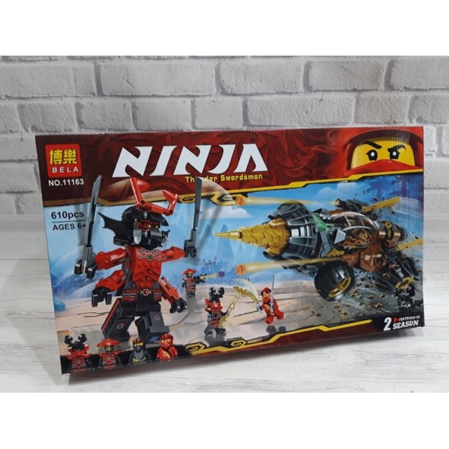 Lắp ráp Ninjago 11163 / 31183 / 44008 Cổ xe máy khoan của Cole
