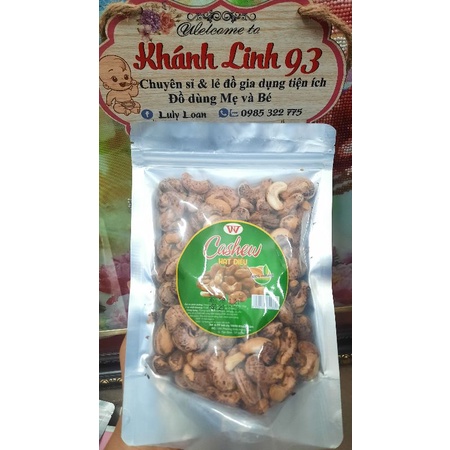 500g HẠT ĐIỀU RANG MUỐI CASHEU HÀNG TO NGON LOẠI 1