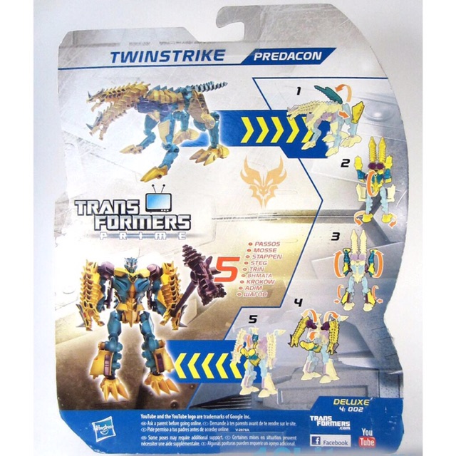 Robot Biến Hình Transformer Twinstrike Predacon