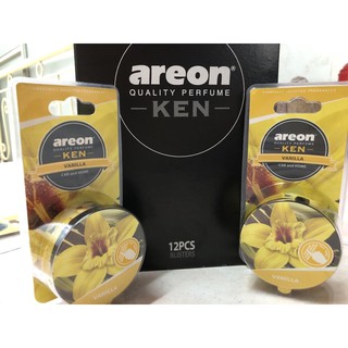 Sáp thơm nước hoa khử mùi ô tô cao cấp AREON Ken Hương Vani (NHẬP KHẨU)