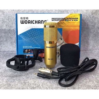 Mic thu âm livestream Woaichang BM900 kèm dây mic phù hoẹp tất cả dòng soundcard 5V như K10,k300,h9 bh 1 năm