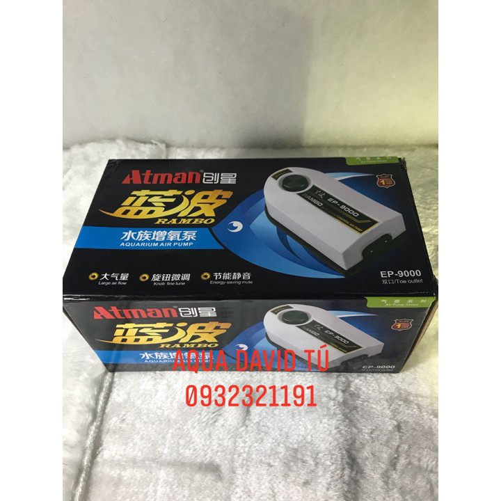Sủi Atman Rambo EP-9000 cho bể cá cảnh