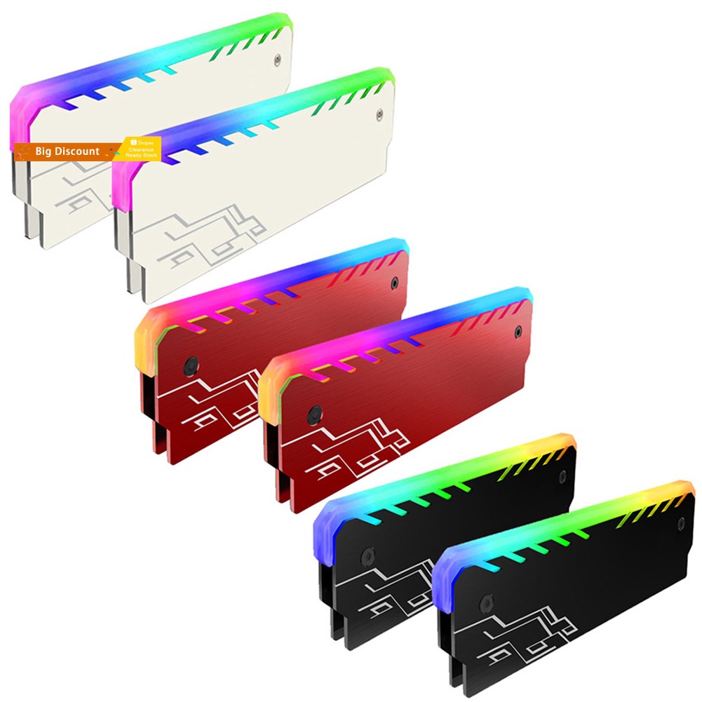 Tản nhiệt RAM máy tính đèn led RGB nhiều màu sắc dành cho PC DIY
