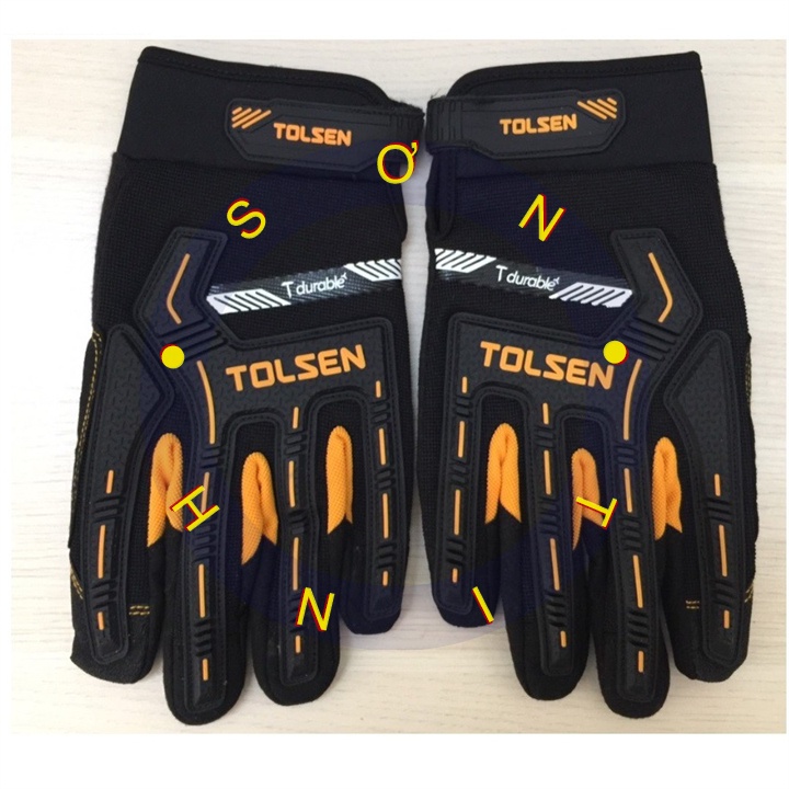 45047 găng tay cơ khí công nghiệp tolsen