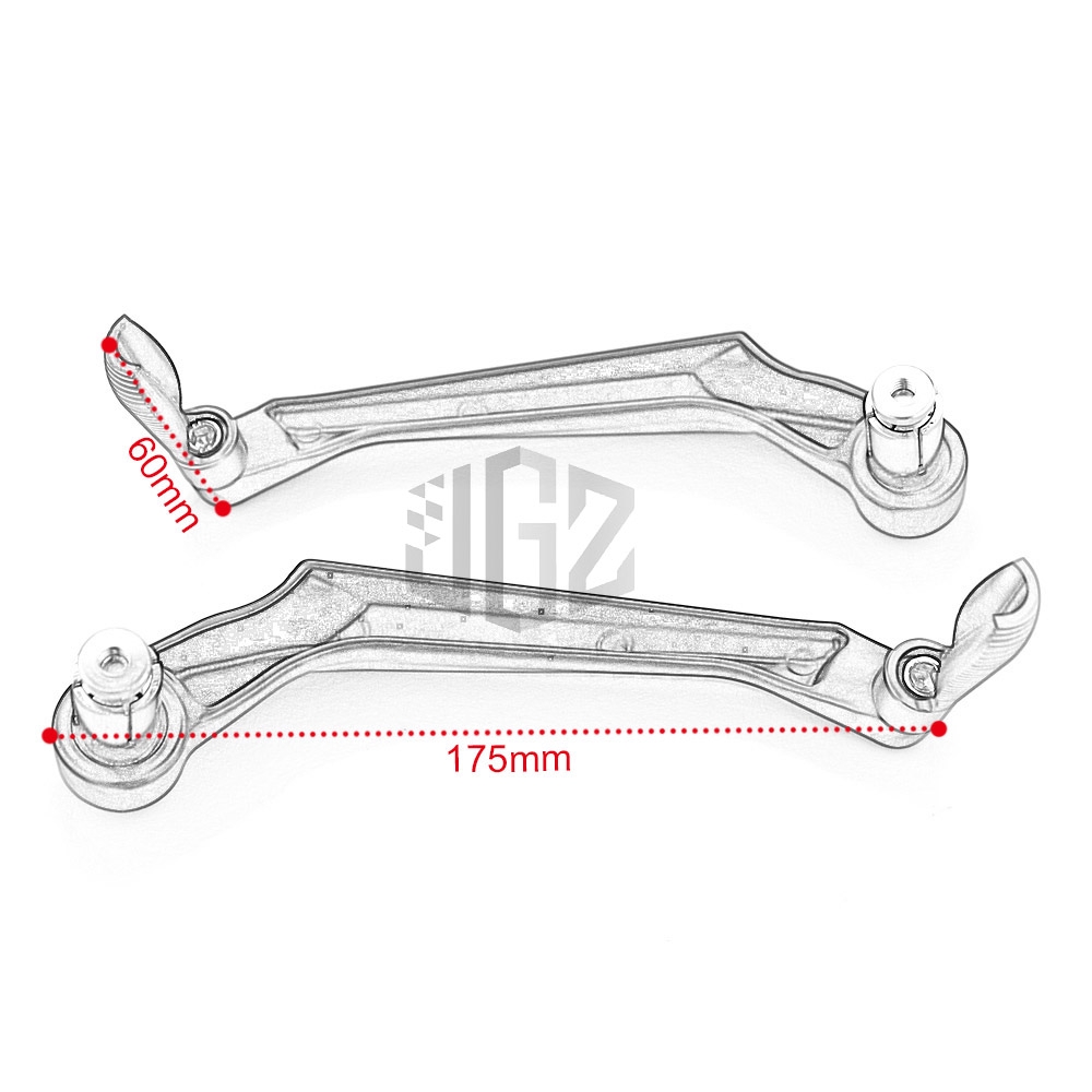 Tay phanh ly hợp dành cho xe máy Vespa GTS Sprint Primavera LX LXV 125 7/8&quot; 22mm