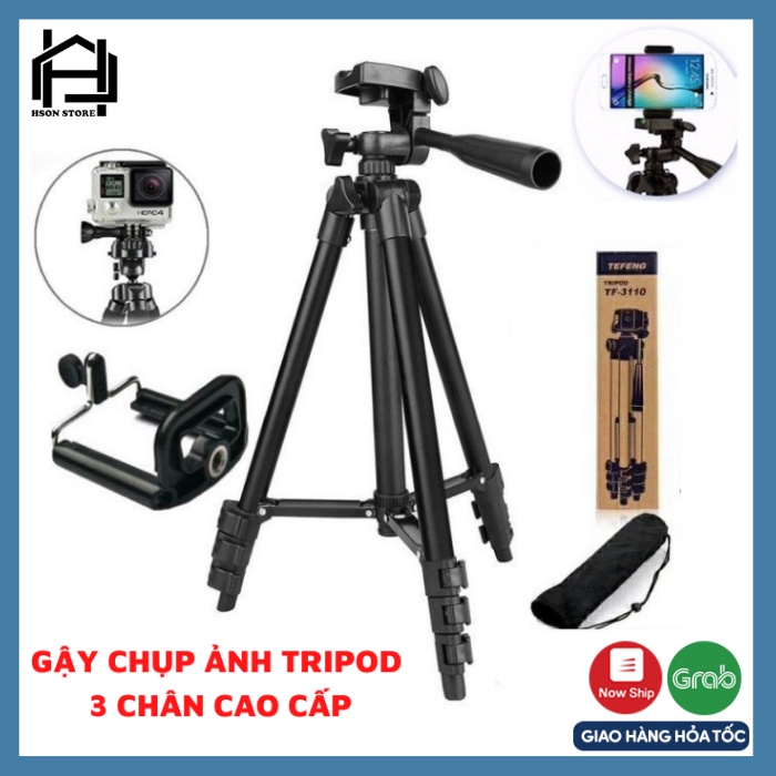 Gậy chụp ảnh 3 chân TRIPOD CAO CẤP, giá đỡ quay phim, chụp ảnh, livestream tự sướng M3110 - M3120