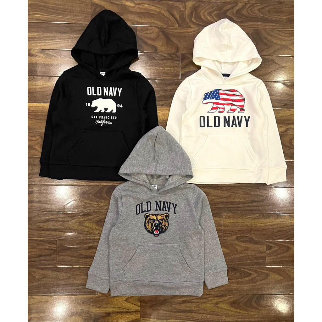 Aó Hoodie áo nỉ mũ bé trai Old Navy việt nam xuất khẩu dư xịn size 4-16 tuổi nhiều màu nhiều hình giao màu ngẫu nhiên