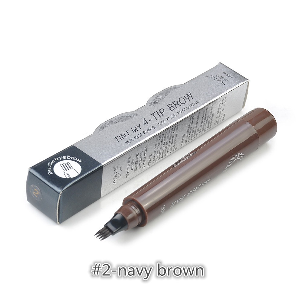 Bút vẽ lông mày kháng nước lâu trôi thiết kế đầu nĩa độc đáo | BigBuy360 - bigbuy360.vn