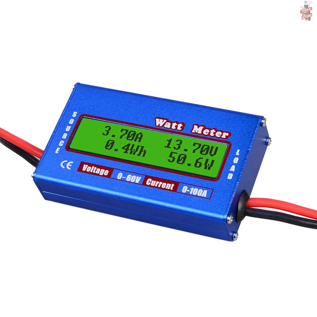 Máy Đo Công Suất Rc Watt 100a Với Màn Hình Lcd