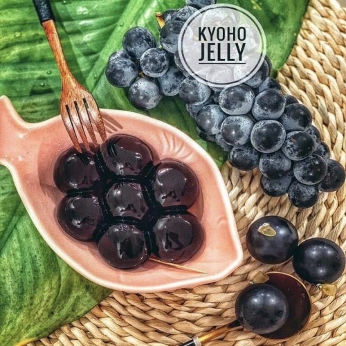 THẠCH NHO Kyoho - THẠCH NỔ NHO KYOHO JELLY NHẬT BẢN -THẠCH NHO ĐEN KYOHO - Thạch nho Kyoho bóng nổ