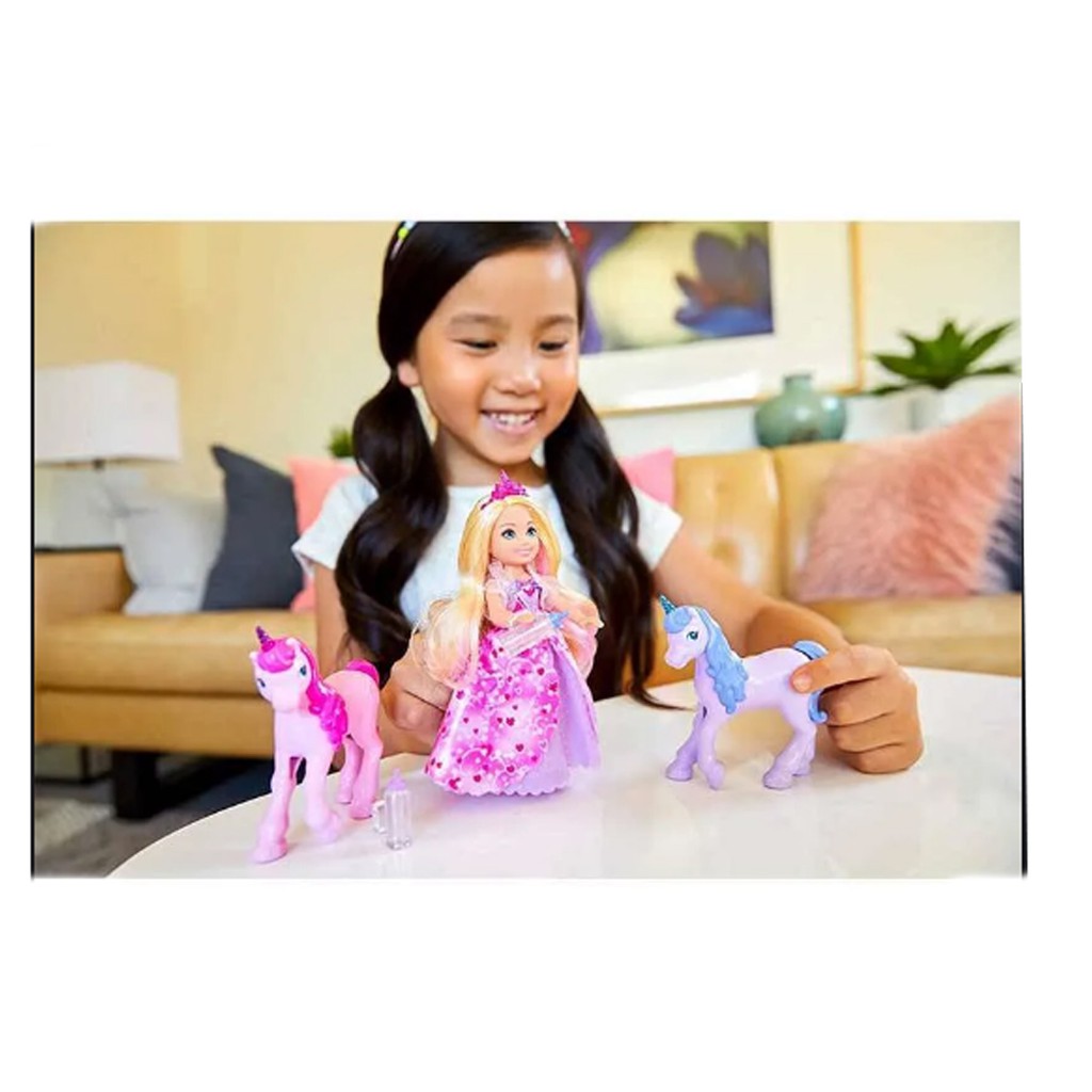 (mua 2 Tặng 1 Bộ Quà Tặng Đồ Chơi Búp Bê Barbie Dreamtopia Chính Hãng - Gjk17