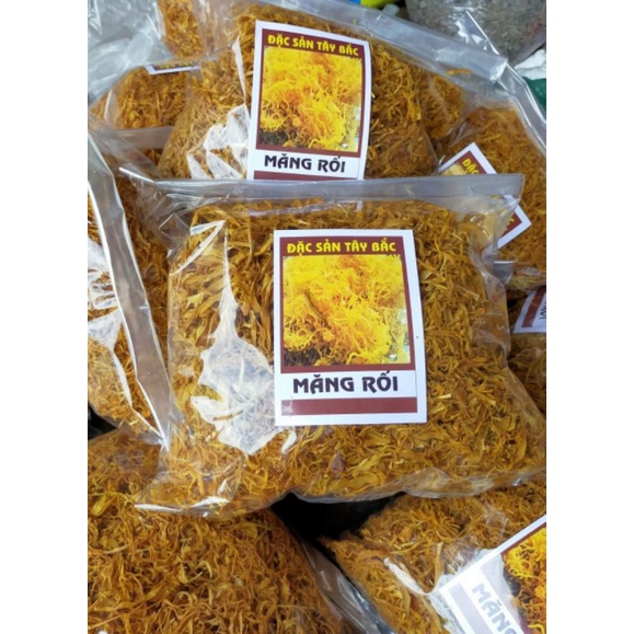 Măng rối siêu non gói 500g tương đương 10kg măng tươi