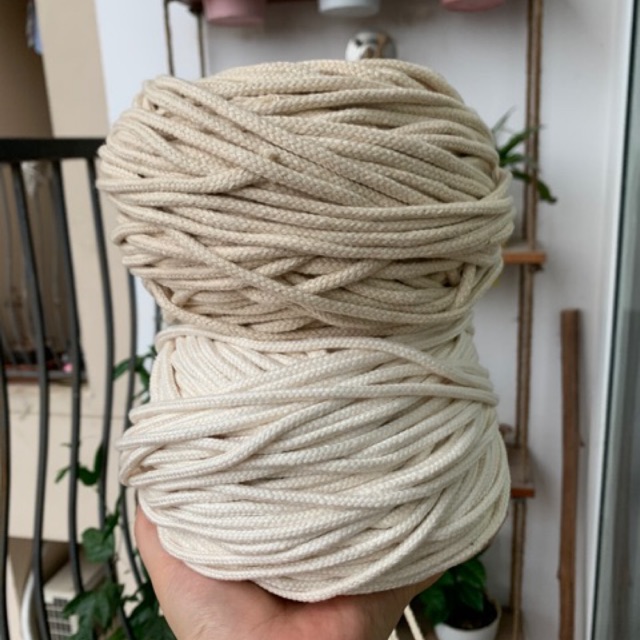 Sợi dệt cotton làm macrame 1kg