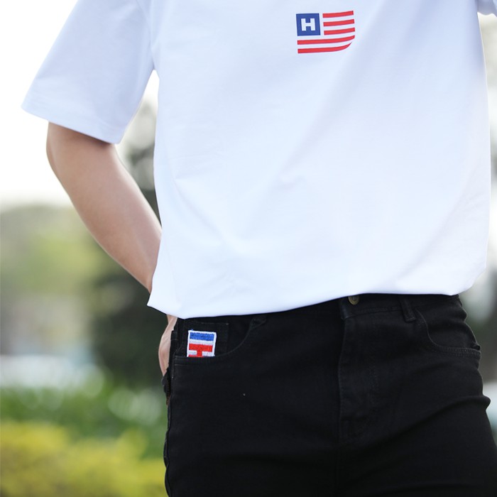 Quần jean nam trơn cao cấp - Quần jean trơn ôm HI 2121 màu đen - HIDDLE | BigBuy360 - bigbuy360.vn