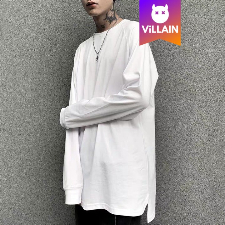 Áo Thun Trơn Dài Tay Xỏ Ngón Long Sleeve Tee Unisex - Villain