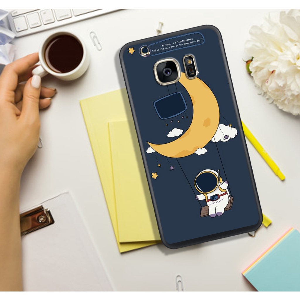 Ốp Lưng SamSung A9 PRO - Samsung C9 Pro  , In hình Astronuats Chibi cực đẹp.