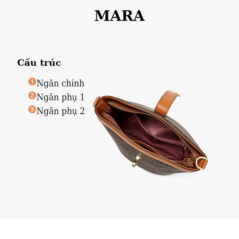 L'alpina - Túi nữ đeo chéo phối họa tiết độc đáo Mery