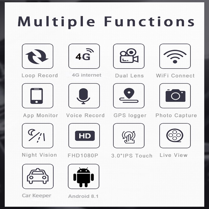 Camera hành trình thương hiệu cao cấp Phisung K11 - Android 4G, Wifi, 3 inch - Hàng Nhập Khẩu Chính Hãng | BigBuy360 - bigbuy360.vn