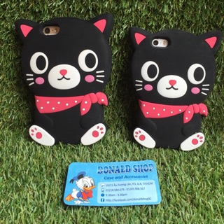 Ốp iphone 6 / 6s silicon dẻo mèo cute