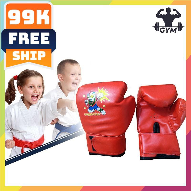 FLASH SALE🎁 Găng tay boxing trẻ em 02-Bao tay đấm bốc em bé-freeship 50k-giá rẻ vô địch-hà nội & tphcm