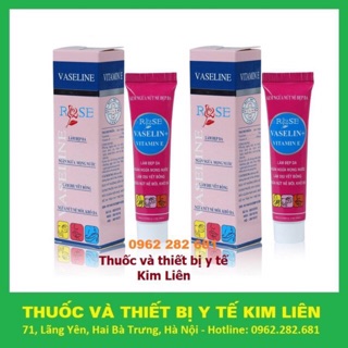 DƯỠNG MÔI VASELINE ROSE CHÍNH HÃNG