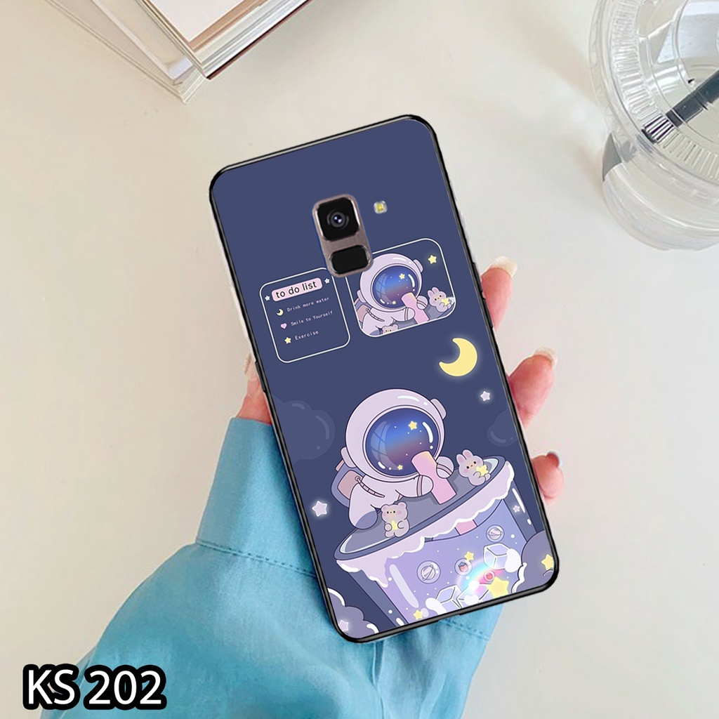 Ốp lưng Samsung A6-2018/A6 Plus/A8-2018/A8 Plusin hình Phi Hành Gia_KINGSTORE.HN_Ốp SS A6/A6 Plus /A8 /A8 Plus