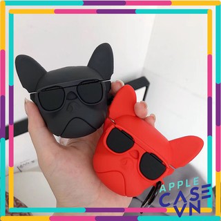 Case Airpods, Vỏ bảo vệ dành cho Airpods 1/2 - Chó Đeo Kính