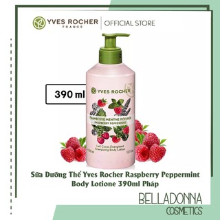 [CHÍNH HÃNG] Sữa Dưỡng Thể Yves Rocher Raspberry Peppermint Body Lotione 390ml