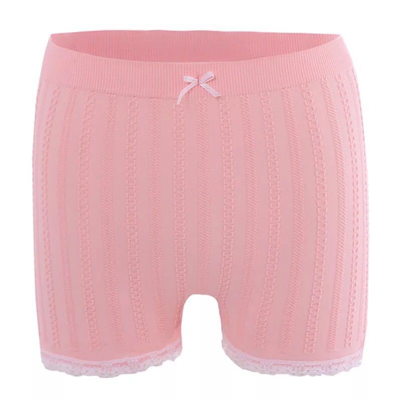 Quần Lót Boxer Không Đường May Lưng Cao Co Giãn Dành Cho Nữ