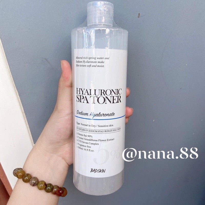 TONER CAO CẤP BAD SKIN HYALURONIC SPA TONER