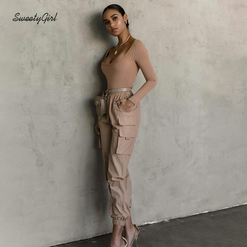 Bodysuit Nữ Tay Dài Cổ Chữ U Thời Trang Quyến Rũ | BigBuy360 - bigbuy360.vn