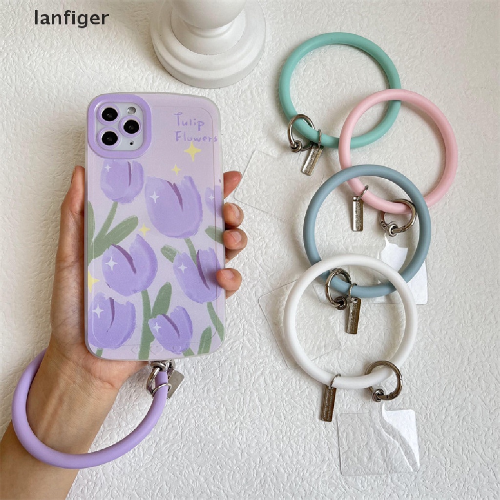 Dây Đeo Điện Thoại Bằng Silicone Mềm Chống Thất Lạc