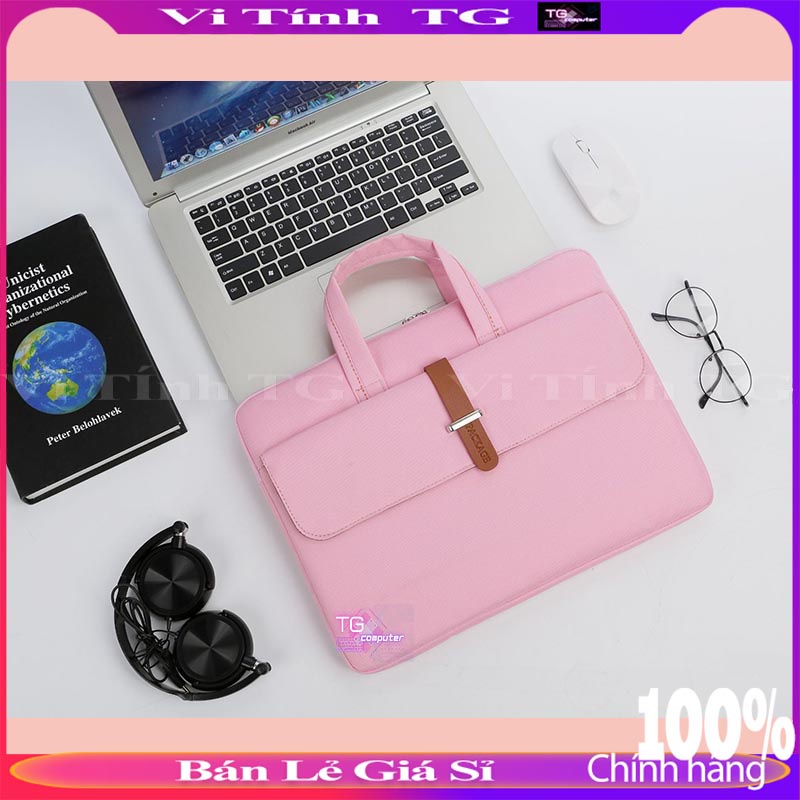 Cặp công sở đựng laptop nam nữ unisex  cao cấp 15 inch TGStore TXLT