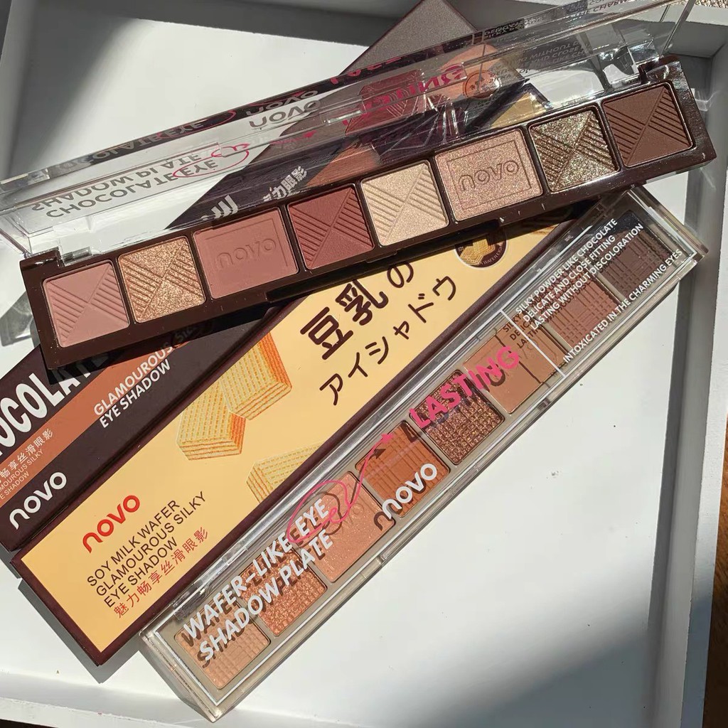 [NOVO] Bảng mắt 8 ô Novo Soy Milk Wafer Glamourous Silky (N5354) | BigBuy360 - bigbuy360.vn