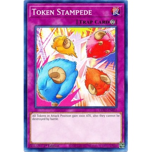 Thẻ bài Yugioh - TCG - Token Stampede / LED7-EN055'