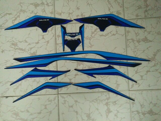 Bộ tem Airblade Rôbôt 2016 màu xanh