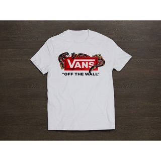 Áo thun VANS hoạ tiết cực chất và độc - Trắng