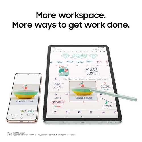 Máy tính bảng Samsung 12.4" Galaxy Tab S7 FE 256GB Tablet