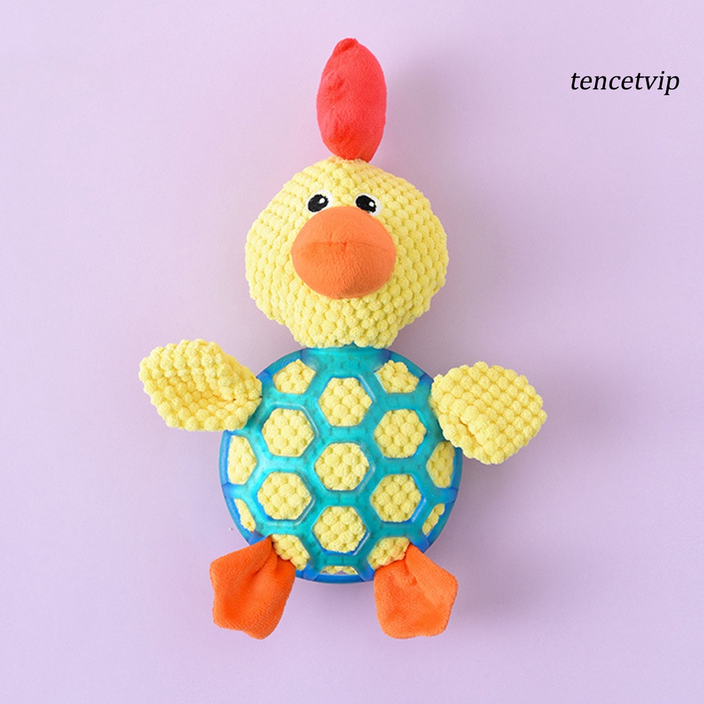 Đồ chơi nhồi bông bằng cotton PP hình thú hoạt hình làm sạch răng cho thú cưng