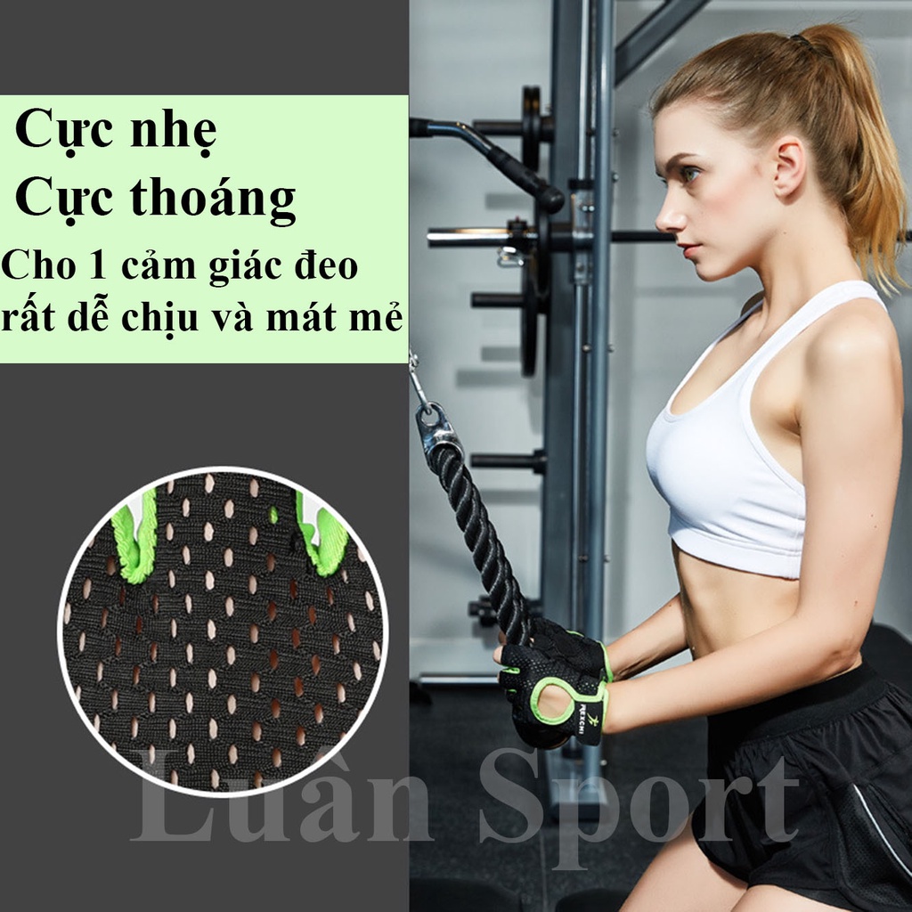 Găng tay tập gym chính hãng REXCHI - Găng tay tập yoga, đạp xe, chạy bộ - Bao tay chơi Golf