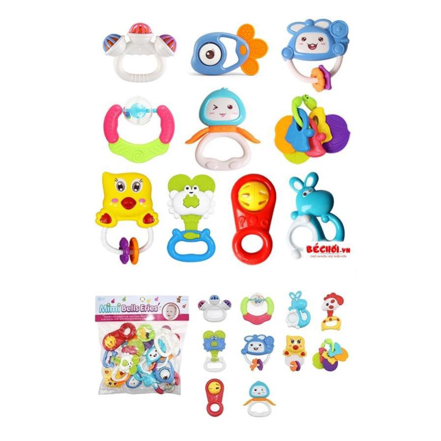 Set đồ chơi xúc xắc 4 món cho bé Winfun kích thích phát triển giác quan