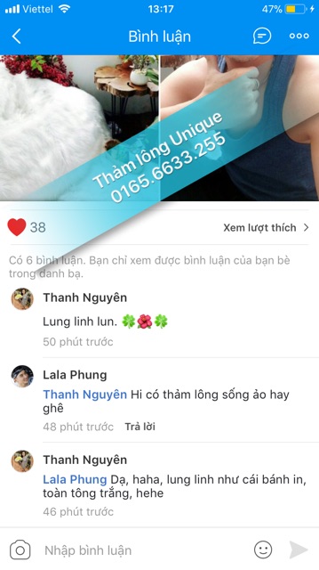 Thảm lông chụp hình, lót sàn Trắng/ xám cao cấp