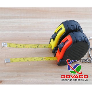 Móc khóa thước rút mini 1m