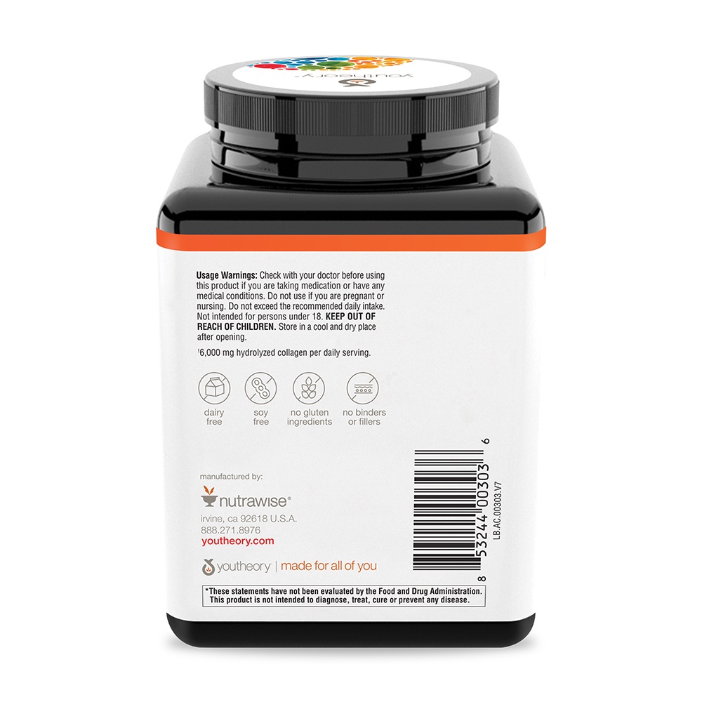 Viên uống chống lão hóa da Collagen Youtheory Type 1-2-3 - 290 viên của Mỹ