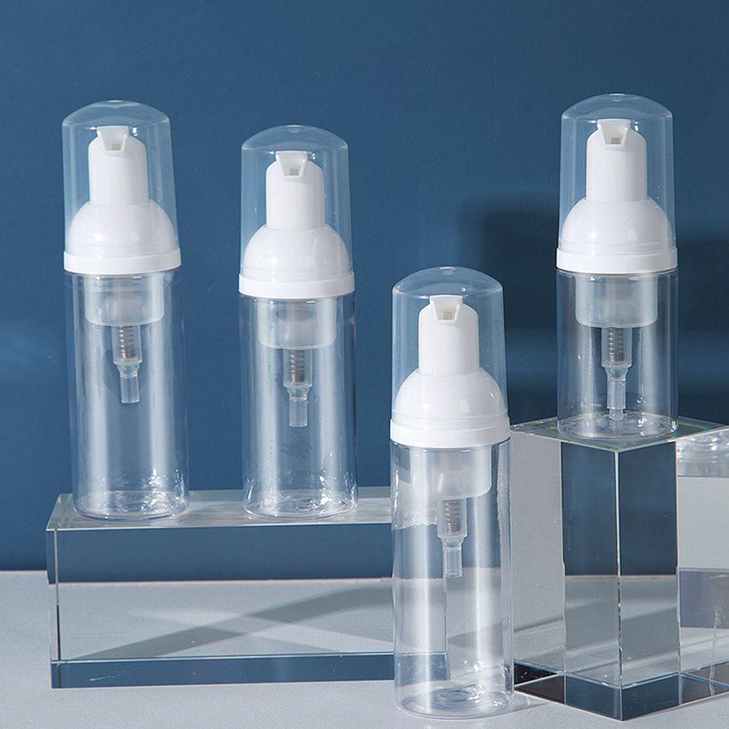 Bình Trong Suốt Dạng Xịt Dung Tích 30 / 40 / 50 / 60ml Dùng Chiết Mỹ Phẩm Khi Đi Du Lịch