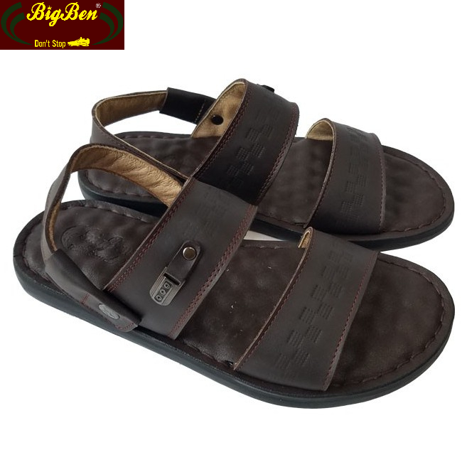 Giày Sandal Nam Da Bò BIGBEN Cao Cấp SD108