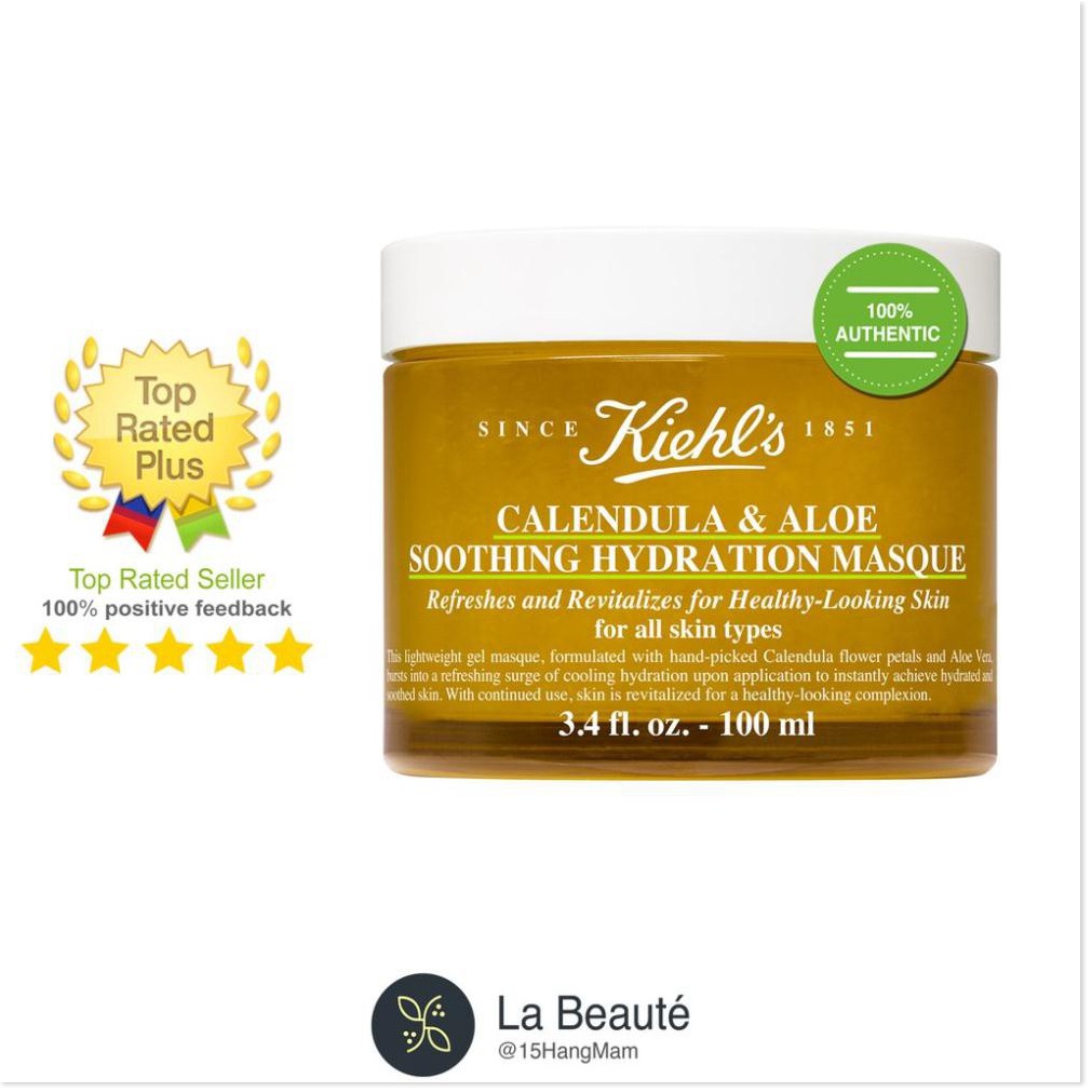 [Mã giảm giá] Kiehl's Turmeric, Ginger, Overnight, Calendula - Mặt Nạ Kiehl's Đủ Loại 100ml-125ml