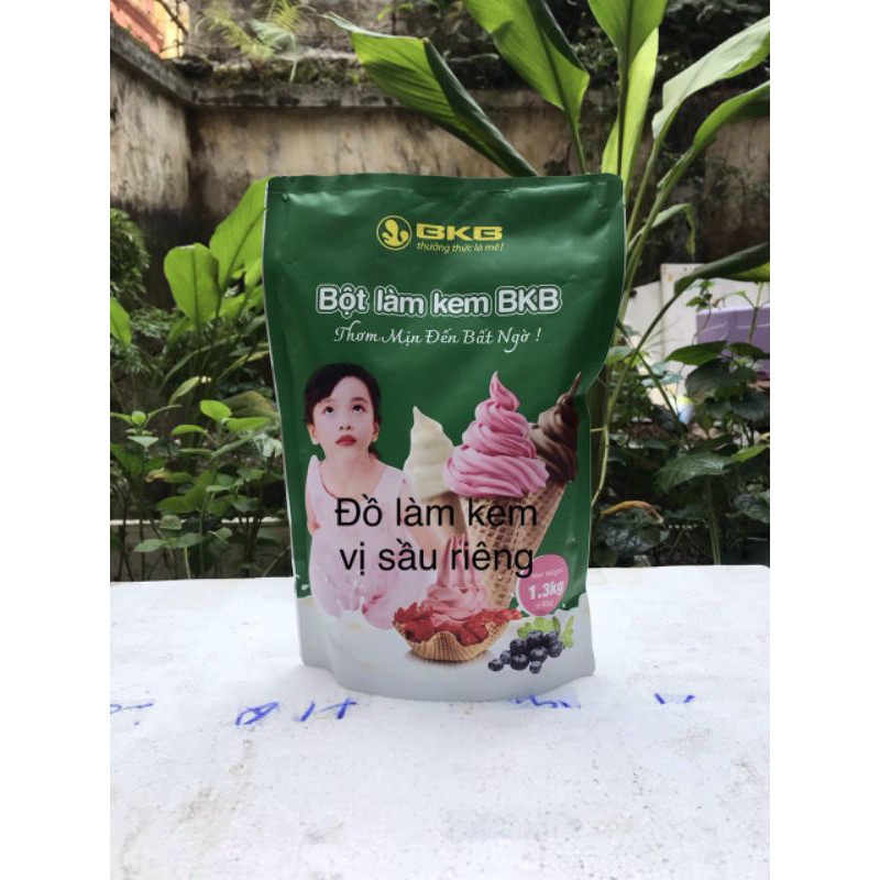 Bột làm kem tươi BKB vị SẦU RIÊNG gói 1.3kg